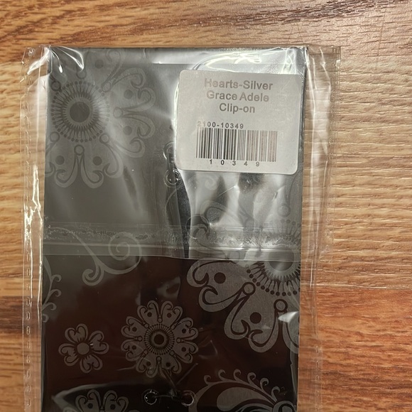 NIP Grace Adele Hearts Purse Charm in Silver - Picture 4 of 4